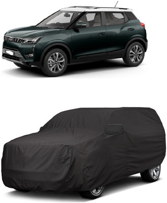 ANTOFY Car Cover For Mahindra XUV300 W8 Option Dual Tone Petrol (With Mirror Pockets)(Grey)