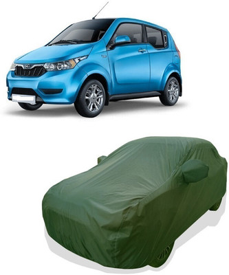 Tricway Car Cover For Mahindra e2o Plus P4 Electric (With Mirror Pockets)(Green)