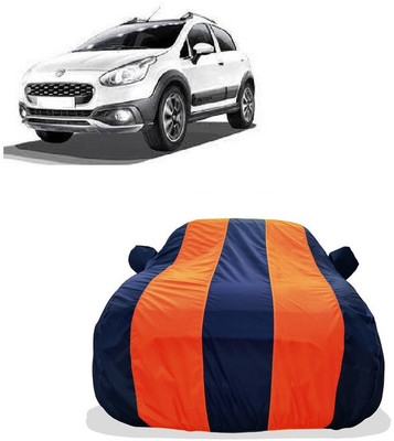 Tricway Car Cover For Fiat Avventura Urban Cross 1.3 Multijet Active (With Mirror Pockets)(Orange)