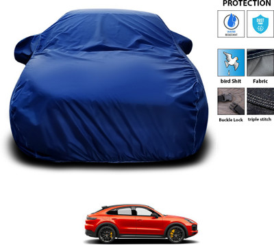 GOSHIV-car and bike accessories Car Cover For Porsche Cayenne (With Mirror Pockets)(Blue)