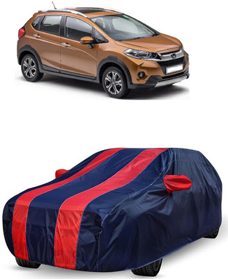 ANTOFY Car Cover For Honda WRV (With Mirror Pockets)(Red, Blue)