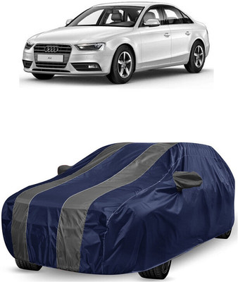 ANTOFY Car Cover For Audi A4 8E2 1.8 TFSI (With Mirror Pockets)(Grey, Blue)