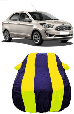 Wegather Car Cover For Ford Figo Aspire 1.2 Ti-VCT Titanium Plus (With Mirror Pockets)(Yellow)