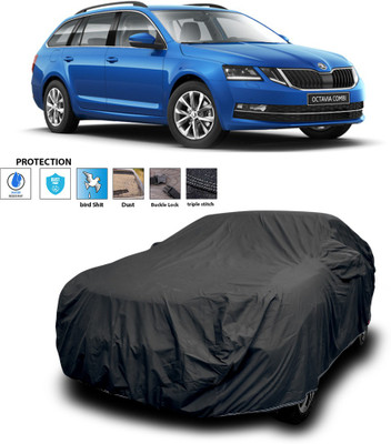 PAGORA Car Cover For Skoda Octavia Combi (With Mirror Pockets)(Black)