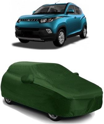 SUGASHRI Car Cover For Mahindra KUV100 mFALCON D75 K6 Plus 5str (With Mirror Pockets)(Green)