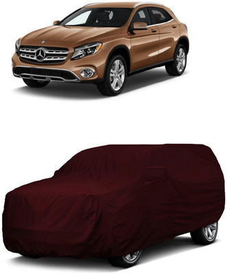 ANTOFY Car Cover For Mercedes Benz GLA Class Urban Edition 220d Diesel (With Mirror Pockets)(Maroon)