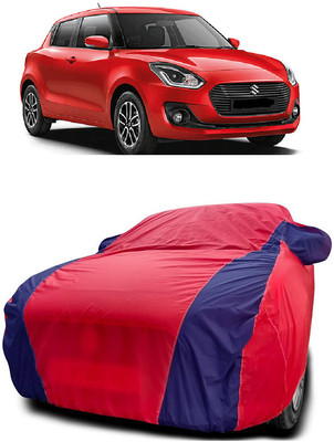 Autoprime Car Cover For Maruti Suzuki Swift AMT ZDI Diesel (With Mirror Pockets)(Red, Blue)