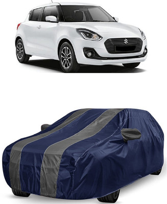 ANTOFY Car Cover For Maruti Suzuki Swift AMT ZDI (With Mirror Pockets)(Grey, Blue)