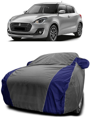 Autoprime Car Cover For Maruti Suzuki Swift AMT VDI Diesel (With Mirror Pockets)(Grey, Blue)