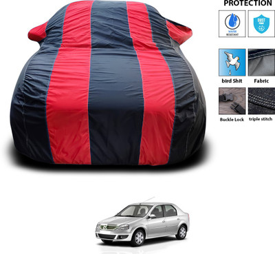 PAGORA Car Cover For Mahindra Verito (With Mirror Pockets)(Red)
