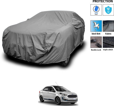 PAGORA Car Cover For Ford Figo Aspire (With Mirror Pockets)(Grey)