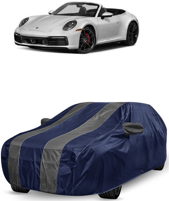 ANTOFY Car Cover For Porsche 911 Carrera 4 (With Mirror Pockets)(Grey, Blue)