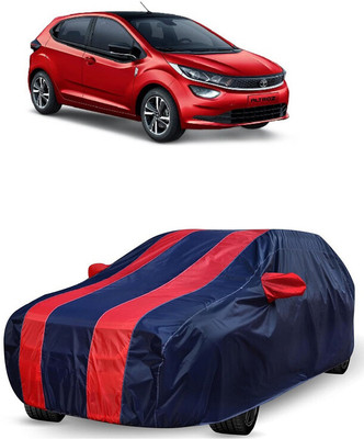 ANTOFY Car Cover For Tata Altroz XM Petrol (With Mirror Pockets)(Red, Blue)