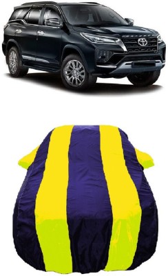 Wegather Car Cover For Toyota Fortuner (With Mirror Pockets)(Yellow)