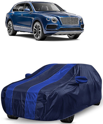 ANTOFY Car Cover For Bentley Bentayga V8 (With Mirror Pockets)(Blue, Blue)