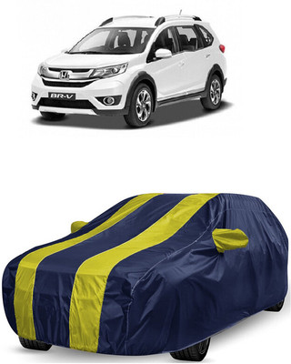 ANTOFY Car Cover For Honda BRV i-VTEC S MT (With Mirror Pockets)(Yellow, Blue)