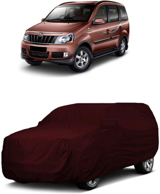 ANTOFY Car Cover For Mahindra Xylo (With Mirror Pockets)(Maroon)