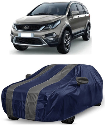 ANTOFY Car Cover For Tata Hexa XT 4X4 Diesel (With Mirror Pockets)(Grey, Blue)