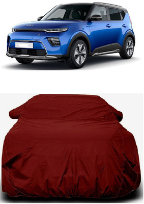 Autoprime Car Cover For Kia Soul EV (With Mirror Pockets)(Maroon)