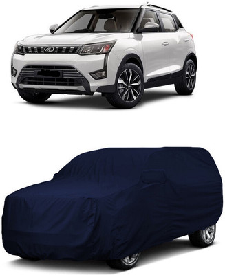 ANTOFY Car Cover For Mahindra XUV300 W8 AMT Diesel (With Mirror Pockets)(Blue)