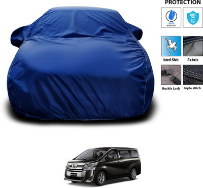 PAGORA Car Cover For Toyota Vellfire (With Mirror Pockets)(Blue)