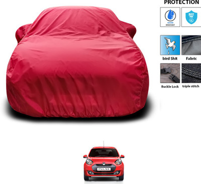 CODOKI Car Cover For Renault Pulse (With Mirror Pockets)(Maroon)