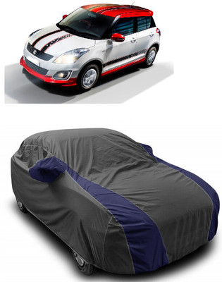 ANTOFY Car Cover For Maruti Suzuki Swift VDI Glory Limited Edition (With Mirror Pockets)(Grey, Blue)
