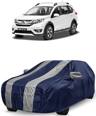 ANTOFY Car Cover For Honda BRV i-DTEC S MT (With Mirror Pockets)(White, Blue)