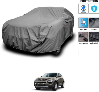 PAGORA Car Cover For Tata Harrier (With Mirror Pockets)(Grey)