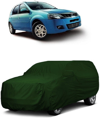 ANTOFY Car Cover For Mahindra E Verito D4 Electric (With Mirror Pockets)(Green)