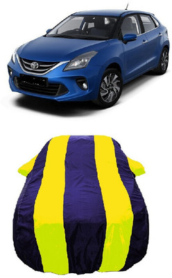 Wegather Car Cover For Toyota Glanza G CVT (With Mirror Pockets)(Yellow)