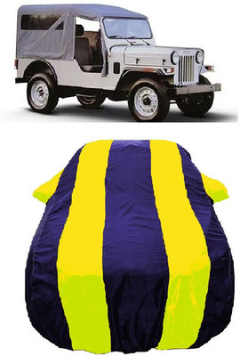 Wegather Car Cover For Mahindra Commander 650 Di (With Mirror Pockets)(Yellow)
