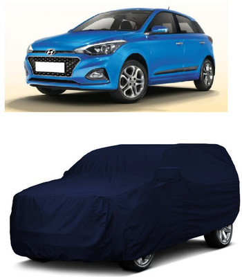 ANTOFY Car Cover For Hyundai Elite i20 Magna Plus Petrol (With Mirror Pockets)(Blue)