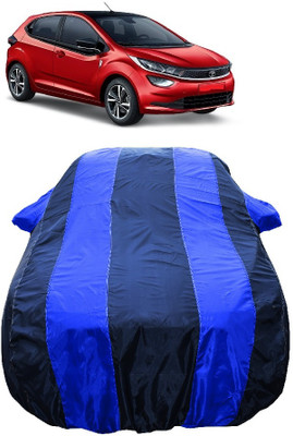Wegather Car Cover For Tata Altroz XM Petrol (With Mirror Pockets)(Blue)