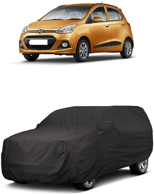 ANTOFY Car Cover For Hyundai i10 Sportz 1.1L LPG (With Mirror Pockets)(Grey)