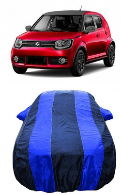 Wegather Car Cover For Maruti Suzuki Ignis 1.3 AMT Delta (With Mirror Pockets)(Blue)