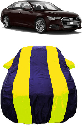 Wegather Car Cover For Audi A6 45 TFSI Technology Petrol (With Mirror Pockets)(Yellow)
