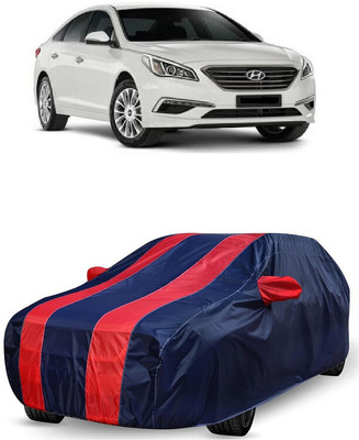 ANTOFY Car Cover For Hyundai Sonata LF Elite (With Mirror Pockets)(Red, Blue)