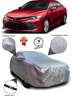 PAGORA Car Cover For Toyota Camry (With Mirror Pockets)(Silver)