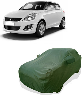Tricway Car Cover For Maruti Suzuki Swift LXI Option (With Mirror Pockets)(Green)