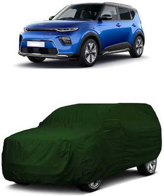 ANTOFY Car Cover For Kia Soul EV (With Mirror Pockets)(Green)