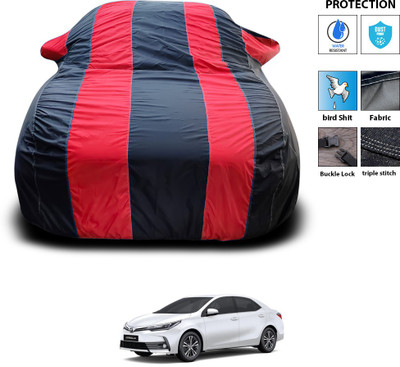 PAGORA Car Cover For Toyota Corolla Altis (With Mirror Pockets)(Red)