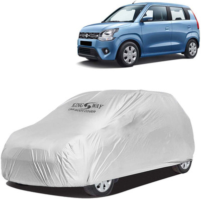 Kingsway Car Cover For Maruti Suzuki WagonR (Without Mirror Pockets)(Silver, For 2019, 2020, 2021, 2022, 2023, 2024 Models)