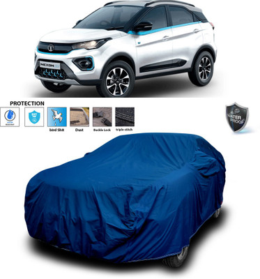 PAGORA Car Cover For Tata Nexon (With Mirror Pockets)(Blue)