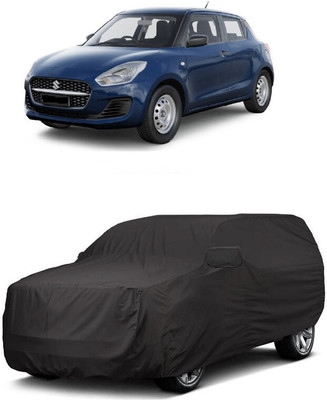 ANTOFY Car Cover For Maruti Suzuki Swift LXI Petrol (With Mirror Pockets)(Grey)