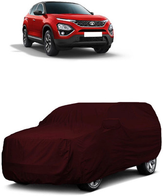 ANTOFY Car Cover For Tata Harrier (With Mirror Pockets)(Maroon)