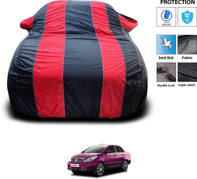 PAGORA Car Cover For Tata Manza (With Mirror Pockets)(Red)