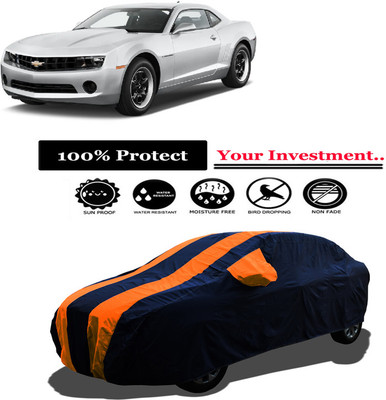 Amexride Car Cover For Chevrolet Camaro 3.4L (With Mirror Pockets)(Orange)