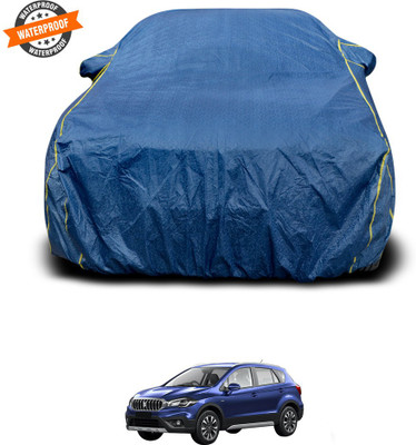 CODOKI Car Cover For Maruti Suzuki S-Cross (With Mirror Pockets)(Blue)