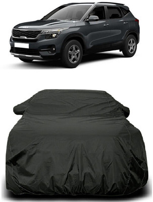 Autoprime Car Cover For Kia Seltos HTK 1.5 Diesel (With Mirror Pockets)(Grey)